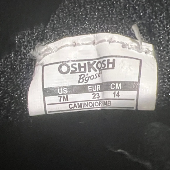 OshKosh B'gosh Kids Sneakers - Black, Green, and Tan - Picture 3 of 3